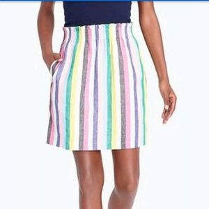 Jcrew Mixed Striped Paper Bag Skirt Size 4